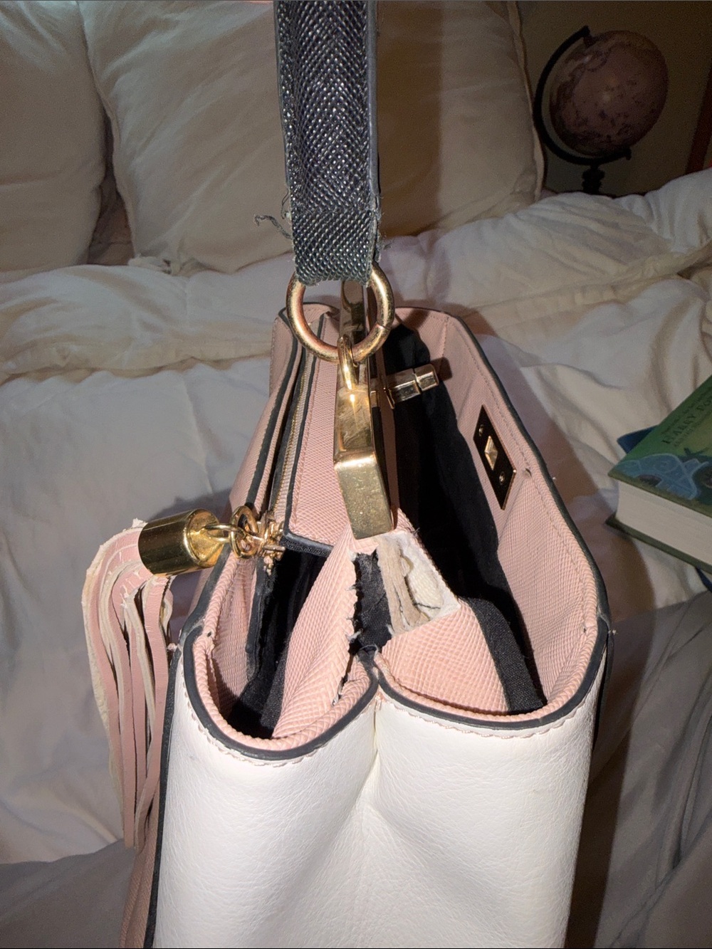 Aldo Women's Blush Pink Top-Handle Satchel - Picture 8 of 8